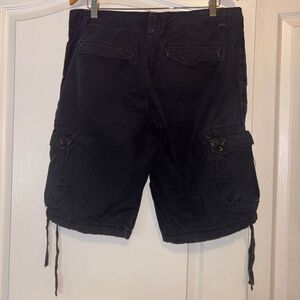 Y2K Polo Jeans Co. Ralph Lauren black cargo bermuda shorts woman's 14
